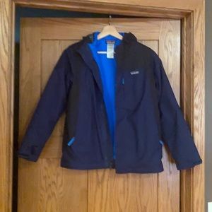 Patagonia navy/black youth large winter jacket.